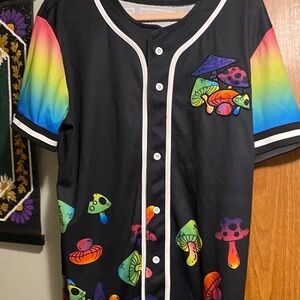 Spencer's Rainbow Mushroom Graphic Jersey